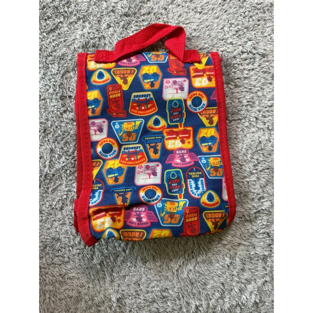 Bioworld Boys Paw Patrol Chase Marshall Lunch Bag Small Red Blue Insulated